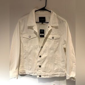 Lucky Brand Women’s White Denim Jacket